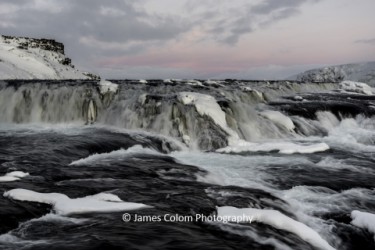 Gulfoss flowing in winter, Iceland