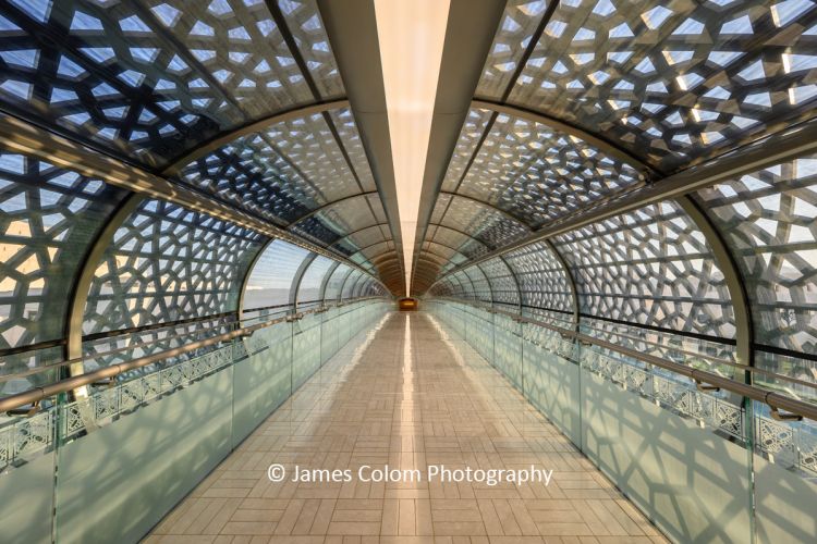 Walkway to the Royal Opera House of Musical Arts, Muscat, Oman