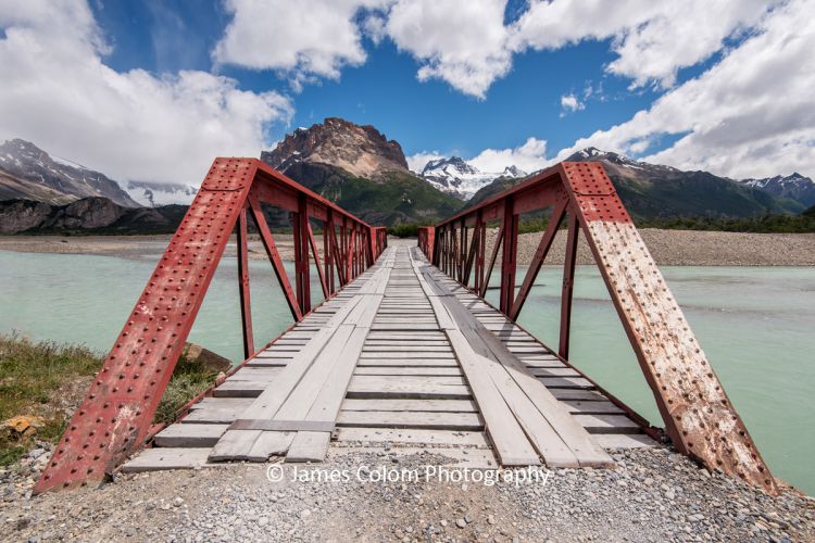 Bridge over Rio Electrico on Route/Ruta 23, near El Chalten, Argentina