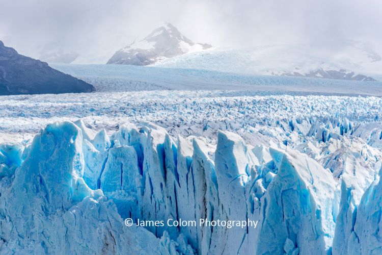 View over Glaciar Petiro Moreno, near El Calafate, Argentina