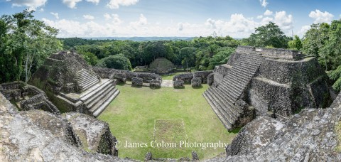 Top of Caracol Main Temple, Cayo District, Belize
