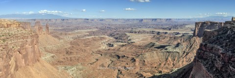 View from Mesa Arch, Canyonlands National Park