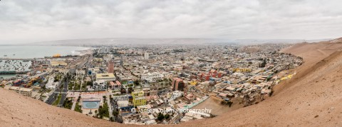 View from morro in Arica, Chile