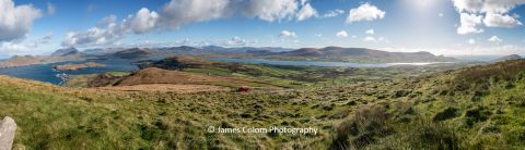 View from Geokaun Mountain on Valentia Island, Ireland