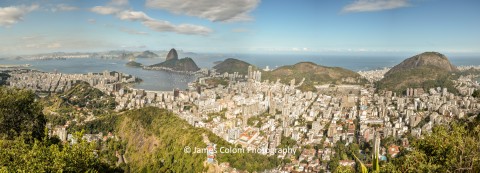 View from Mirante Dona Marta, Rio de Janeiro, Brazil