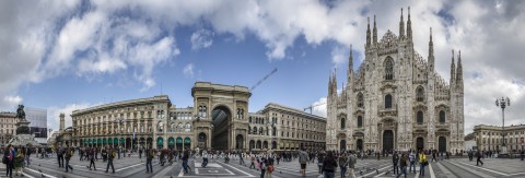 Piazza Del Duomo, Milano, Italia