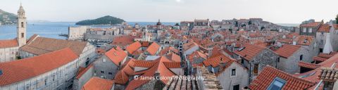 View over Dubrovnik from the city wall, Croatia