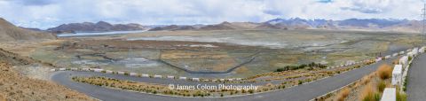 View from Samding Monatery 4500m above sea level, Tibet, China