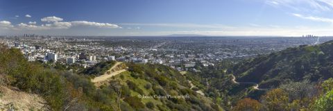 View from Runyon Canyon Park, Los Angeles
