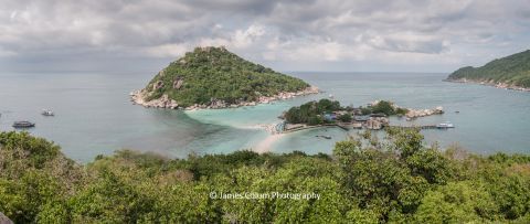 View from Koh Nang Yuan Viewpoint near Ko Tao, Thailand
